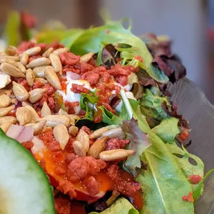 Build a salad of your dreams at the salad bar