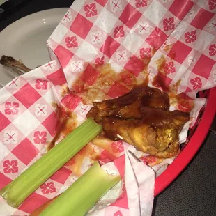Sorry, waited too long.  What&apos;s left of my &quot;jumbo&quot; wings.