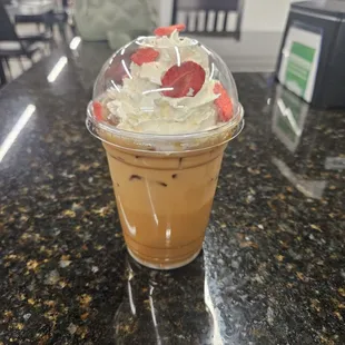 Strawberry horchata special