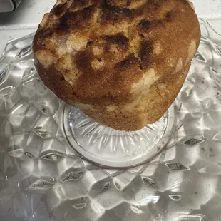 Lemon Raspberry muffin for dinner!