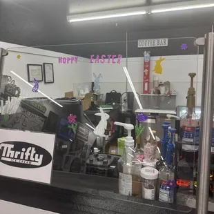 Cute Easter decor too!!