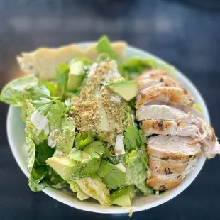 Green Goddess Salad with Grilled Chicken