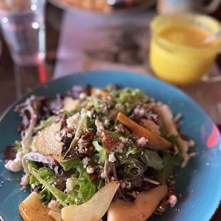 Pear Salad with Golden Boy