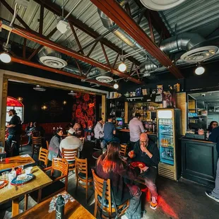 Interior seating area