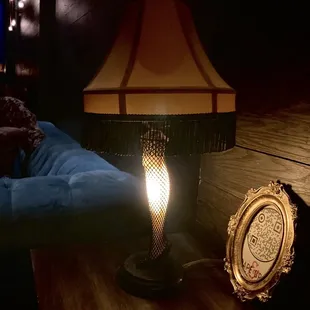 The iconic, unmatched leg lamp!