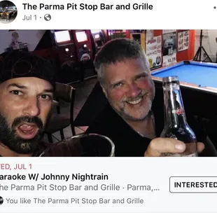 Owner and staff karaoke ad