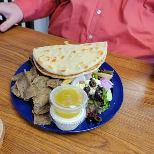 Gyro platter.