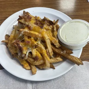 American fries with ranch