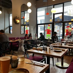 Inside of the restaurant