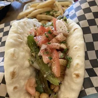 Vegan Roasted Chickpea Wrap