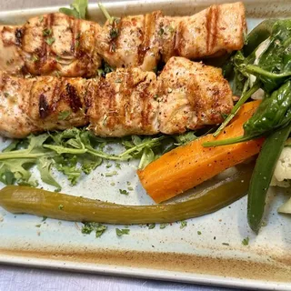 Chicken Souvlaki Plate