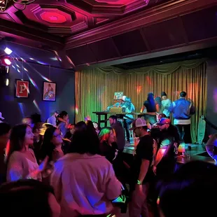 Main stage on a Friday night