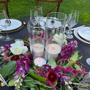 Nestldown- Chelsea and Travis' place setting