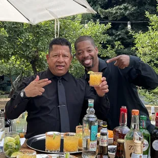 Theme drinks served by friendly bartenders