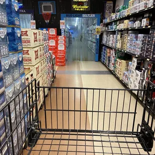 Beer selection then into the cooler