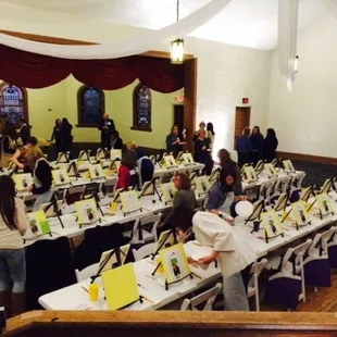 Large event at a Church in Gahanna OH.
