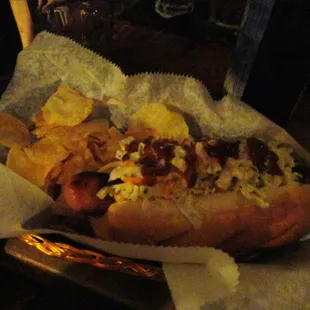 Slaw Dog Wrapped