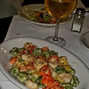 Shrimp with Tortellinis