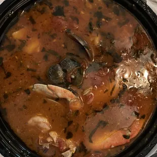 Cioppino, $24 and enough for 2 people, way more seafood in it than you can see in this picture, a must try.