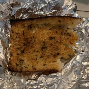 Garlic bread of buttery goodness.