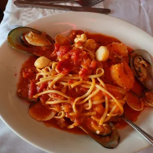 Seafood Linguine