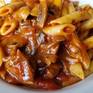 Penne in Mushroom Sauce