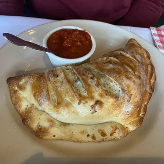 Grilled Chicken and Spinach Calzone