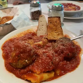 Meatballs with Ravioli