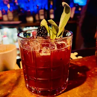 Blackberry Sage cocktail