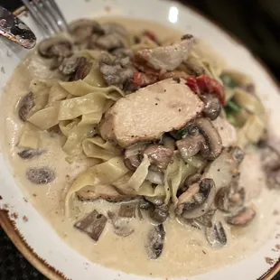 Tagliatelle &amp; Truffle Cream Sauce - yum