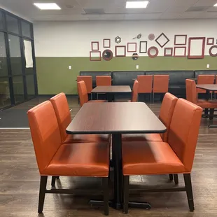 Plenty of family friendly seating. Very casual