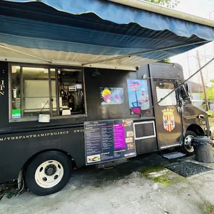 Front food truck menu