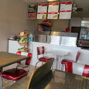 Front desk and sandwich board