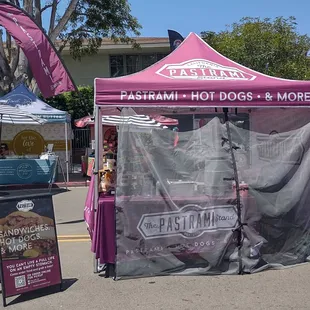 Side view of the setup