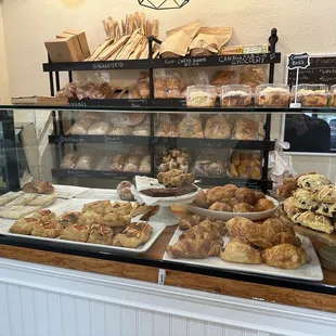 Baked goods for sale at Pastry Corner