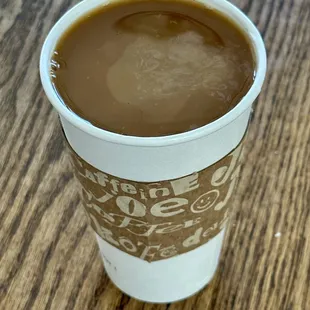 Medium Roast Coffee with Almond Milk