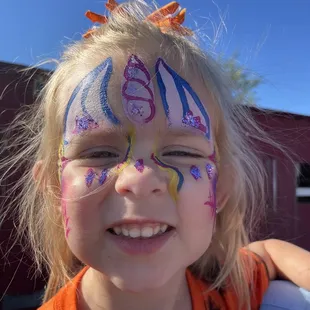 Face painting. It was the only thing that cost extra and was super cheap