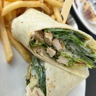 Chicken Caesar wrap