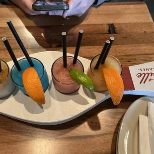Most delicious Margarita Flight