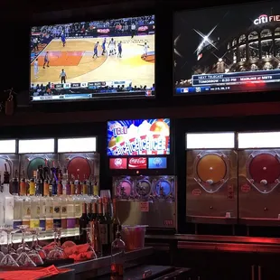 a basketball game being played