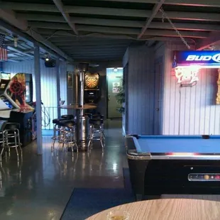 their patio. i'm sure it gets packee later in the evening once ppl have had their dinner.