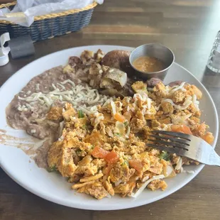 Migas. Mexican breakfast