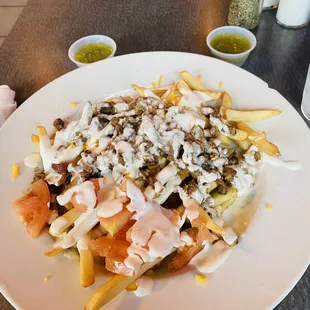 Carne asada fries.