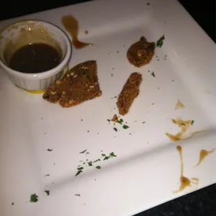 Oops before Joel and I massacred the duckling strips!!