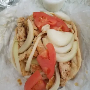 Chicken Gyro Sandwich