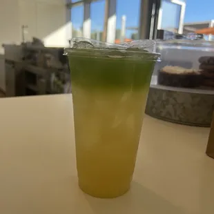 Cucumber honey lemonade