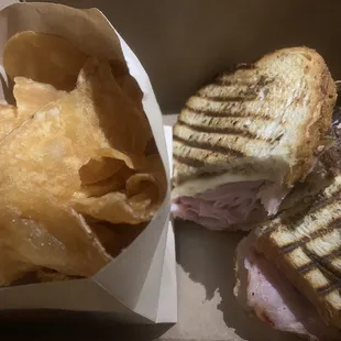 Ham &amp; cheese panini