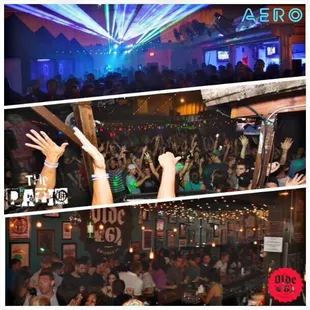 The Patio is connected to two other totally different venues Aero &amp; Olde64.  No Cover Thursday, Friday, &amp; SATURDAY