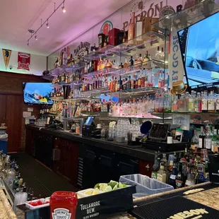 Nice liquor options. I've even spotted some Pappy