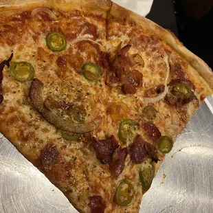 Bacon, jalapeño and onion
